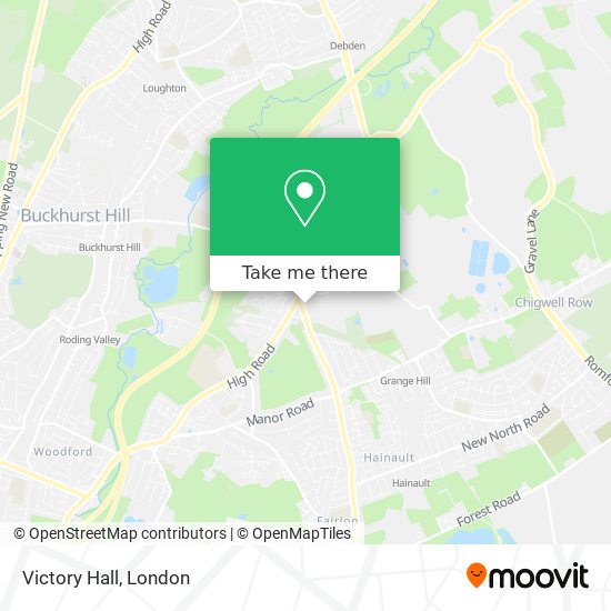 Victory Hall map