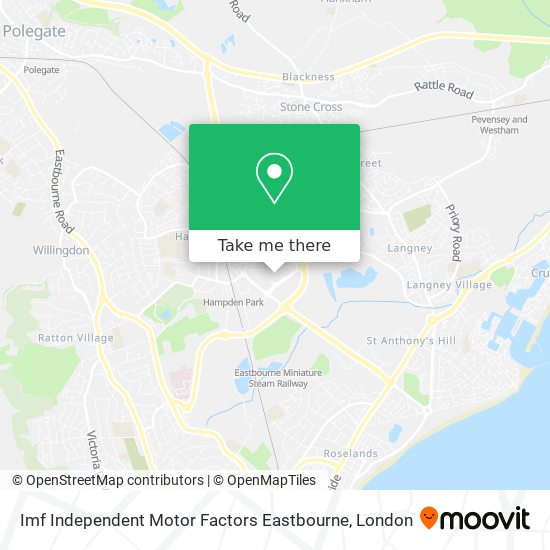 Imf Independent Motor Factors Eastbourne map