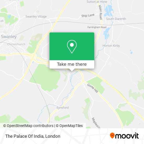 The Palace Of India map
