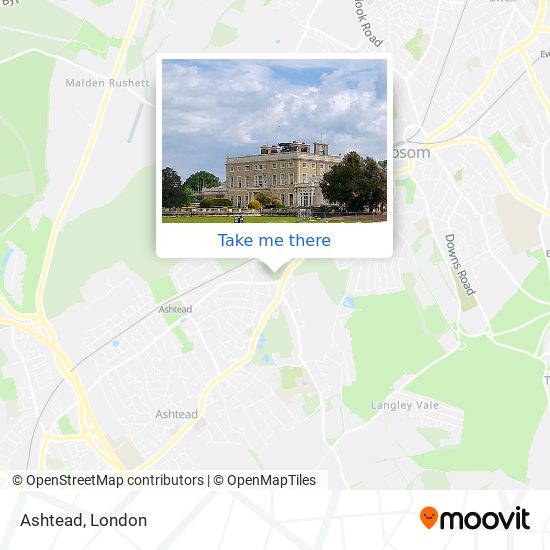 Ashtead map