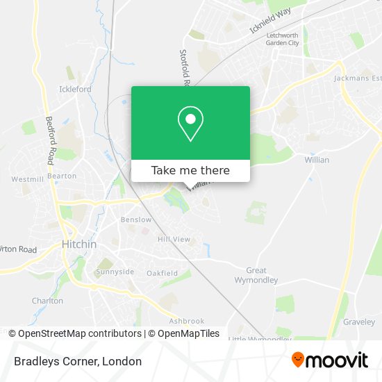Bradleys Corner map