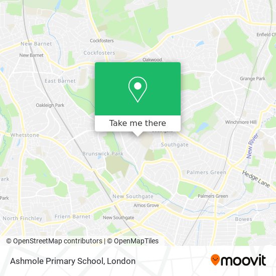 Ashmole Primary School map