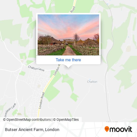 Butser Ancient Farm map