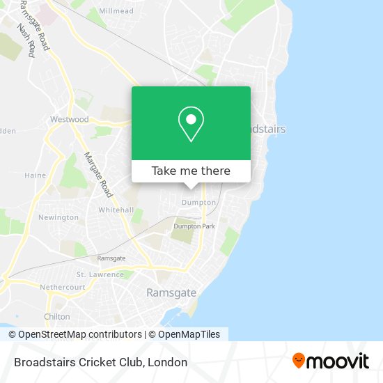 Broadstairs Cricket Club map