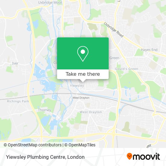 Yiewsley Plumbing Centre map