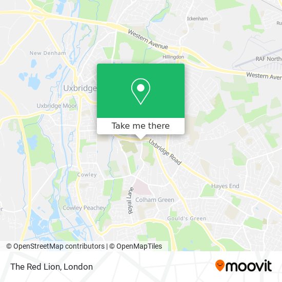 The Red Lion map