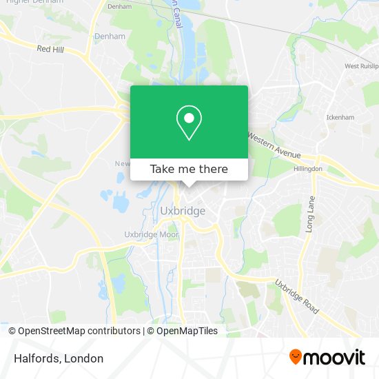 Halfords map