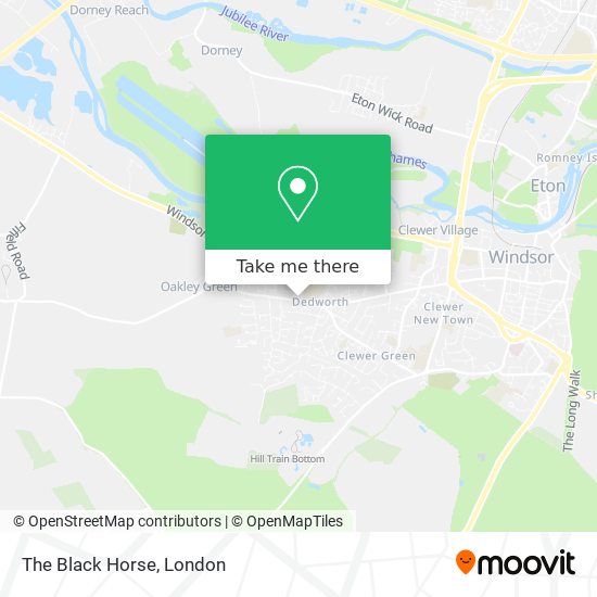 The Black Horse map