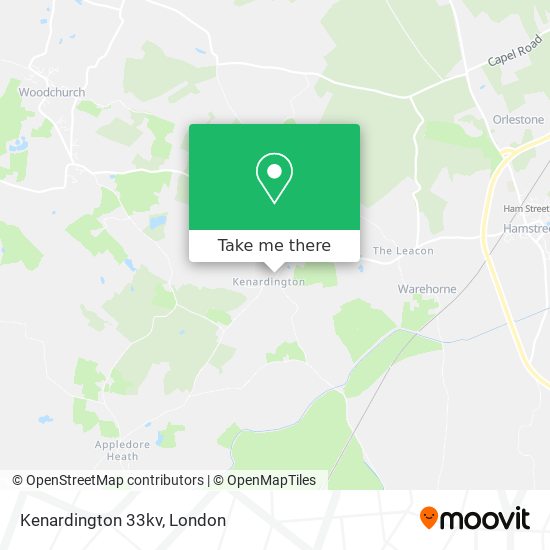 Kenardington 33kv map