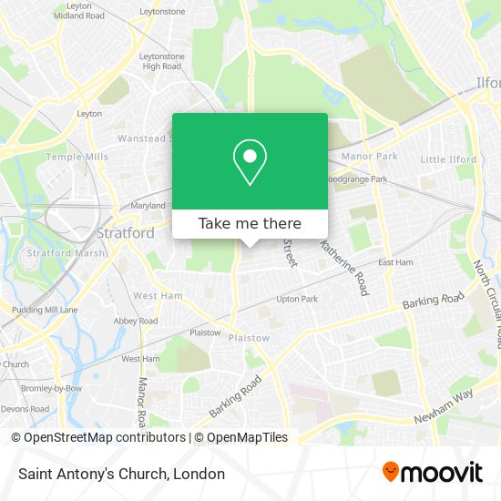 Saint Antony's Church map