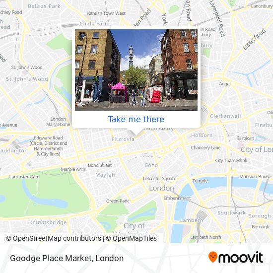 Goodge Place Market map