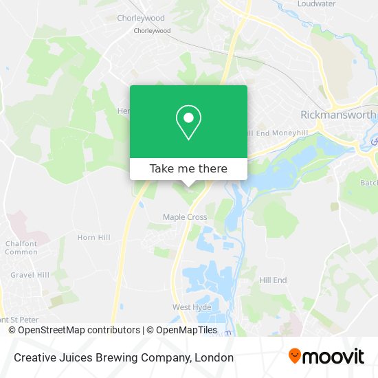 Creative Juices Brewing Company map