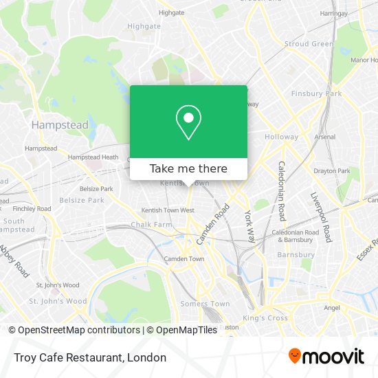 Troy Cafe Restaurant map