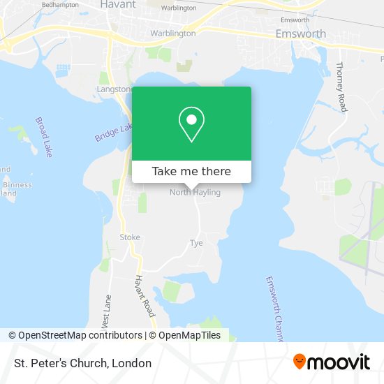 St. Peter's Church map