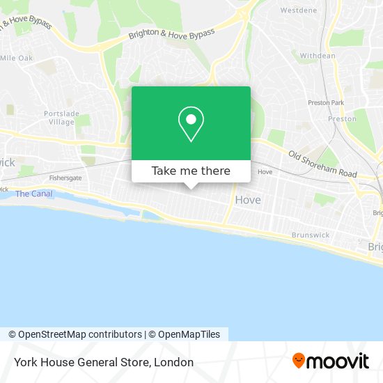 York House General Store map