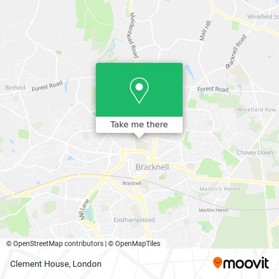 Clement House map