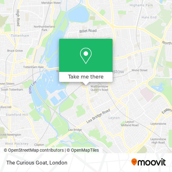 The Curious Goat map