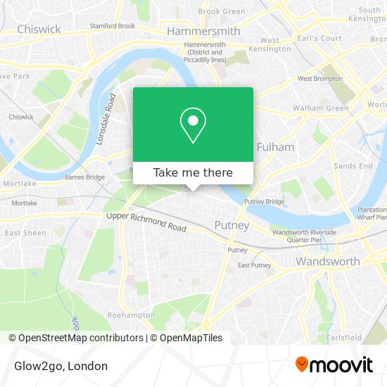 Glow2go map