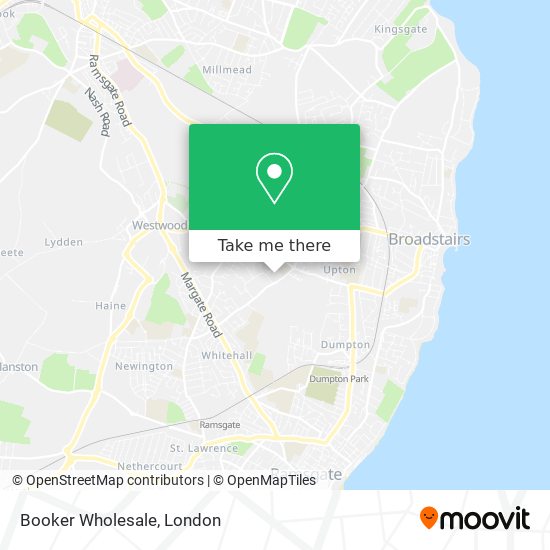Booker Wholesale map