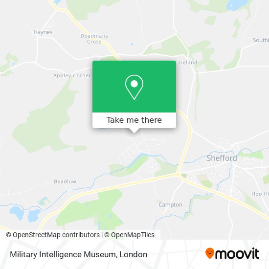 Military Intelligence Museum map