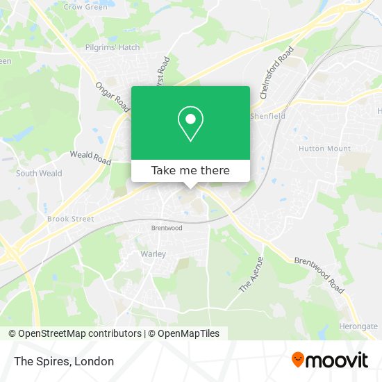 The Spires map