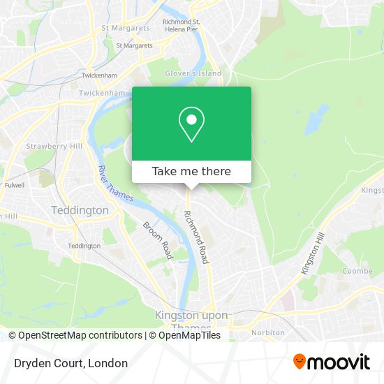 Dryden Court map