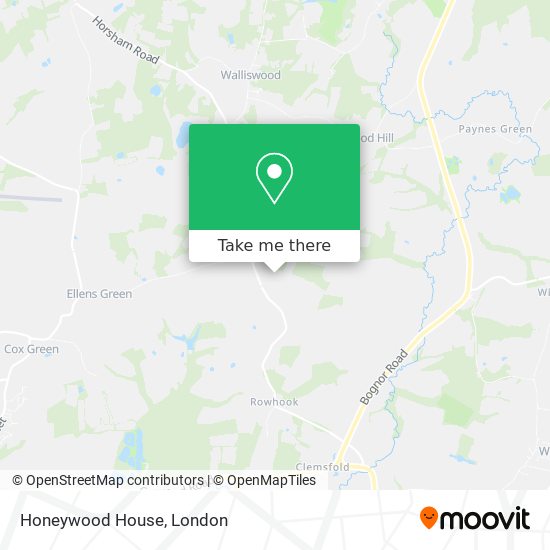 Honeywood House map