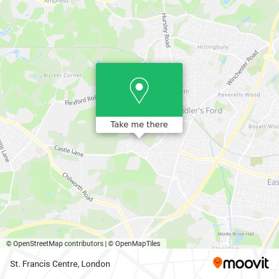St. Francis Centre map
