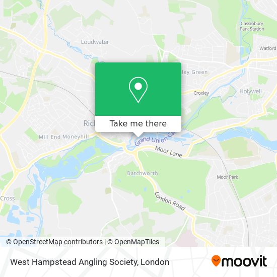 West Hampstead Angling Society map