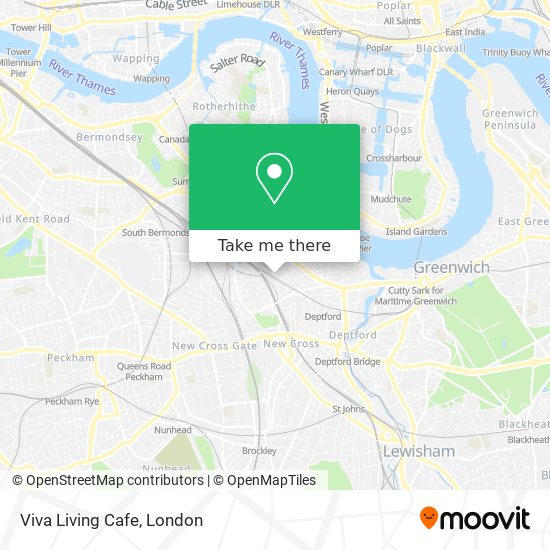 Viva Living Cafe map