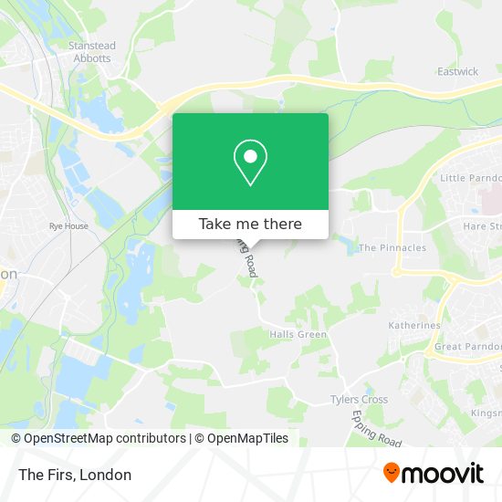 The Firs map