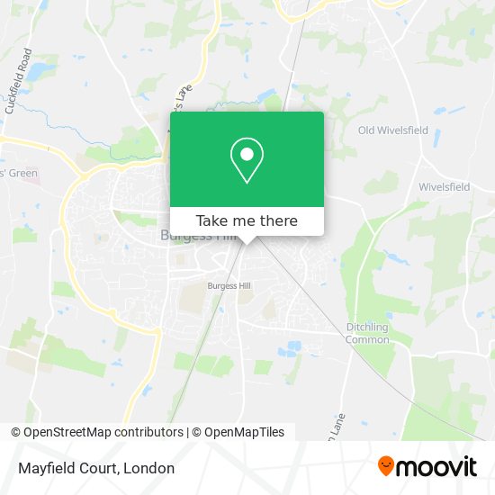 Mayfield Court map