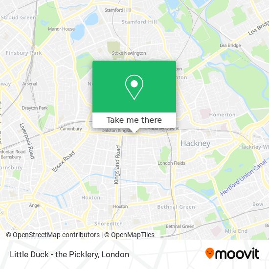 Little Duck - the Picklery map