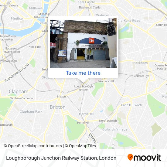 Loughborough Junction Railway Station map