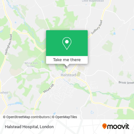 Halstead Hospital map