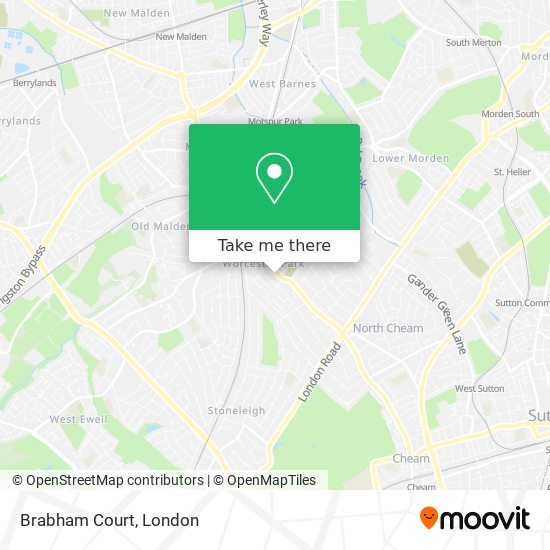Brabham Court map