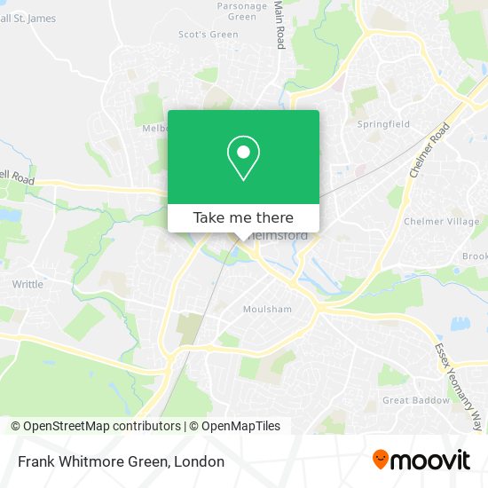 Frank Whitmore Green map