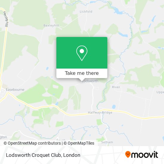 Lodsworth Croquet Club map