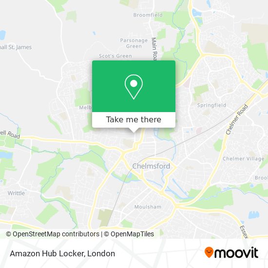 Amazon Hub Locker map
