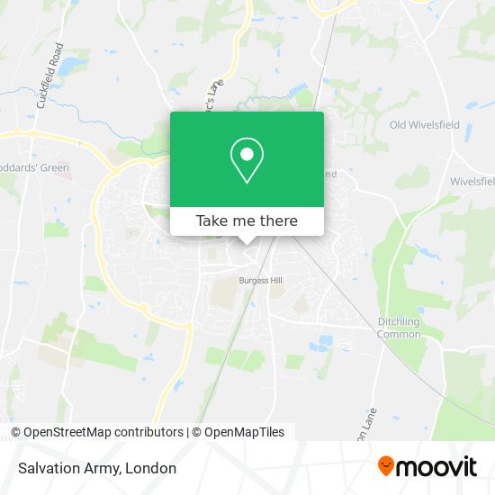 Salvation Army map