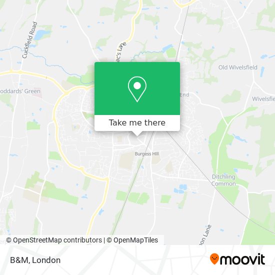 B&M map