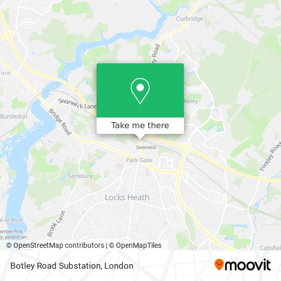 Botley Road Substation map