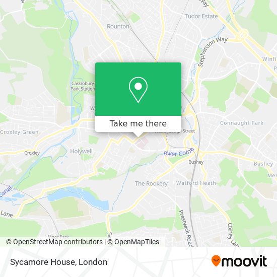 Sycamore House map