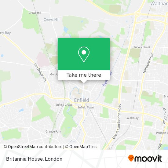 Britannia House map