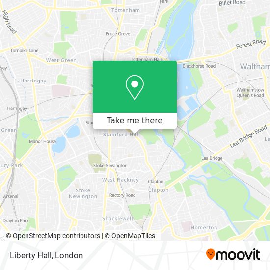 Liberty Hall map