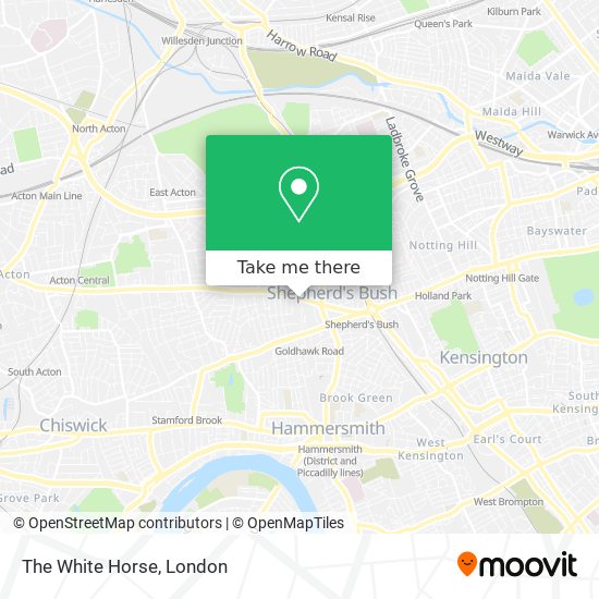 The White Horse map