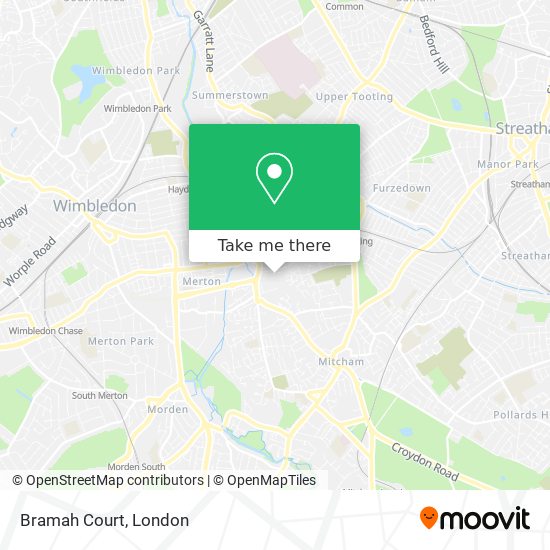 Bramah Court map