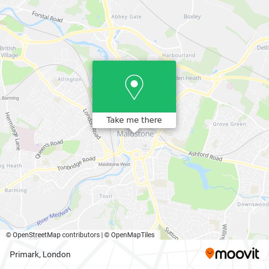 Primark map