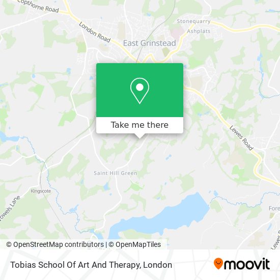 Tobias School Of Art And Therapy map