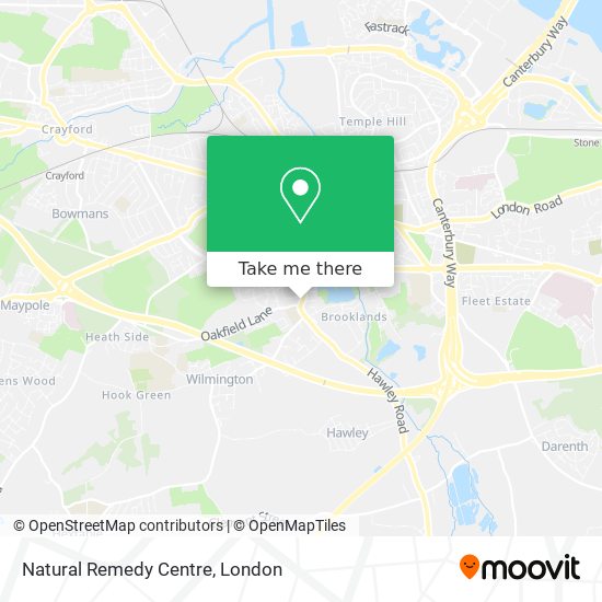 Natural Remedy Centre map